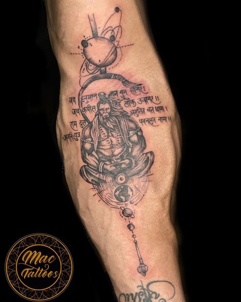 Lord Hanuman Tattoo For Men, Hanuman And Shiva Together Tattoo, Hanuman Back Tattoo, Hanuman Tattoos For Men, Hanuman Ji Tattoo Design On Hand, Bhagwan Tattoo, Hanumanji Tattoo Design, Hanuman Tattoo Designs For Men, Hanuman Ji Tattoo Design