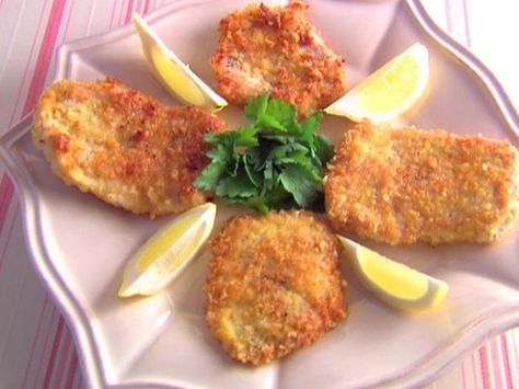 Get Pork Milanese Recipe from Food Network Pork Milanese Recipe, Pork Milanese, Milanese Recipe, Giada De Laurentiis Recipes, Boneless Pork Loin Chops, Boneless Pork Loin, Giada De Laurentiis, Cooking Channel, Boneless Pork