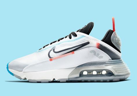 The Nike Air Max 2090 Is Set To Debut In This Colorway In March Nike Airmax 2090, Nike Air Max 2090 White, 90s Running, Nike Air Max 2090, Air Max 2090, Air Max Thea, Nike Air Max Thea, Nike Models, Trendy Shoes