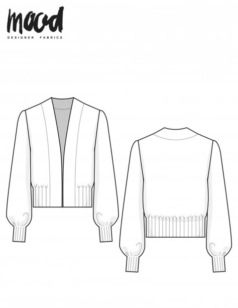 The Garnet Cardigan - Free Sewing Pattern - Mood Sewciety Sewing Patterns For Men, Wfh Wardrobe, Mood Patterns, Cardigan Sewing Pattern, Sewing Paterns, Mood Sewciety, Sewing Patterns Free Women, Free Sewing Patterns, Free Sewing Pattern