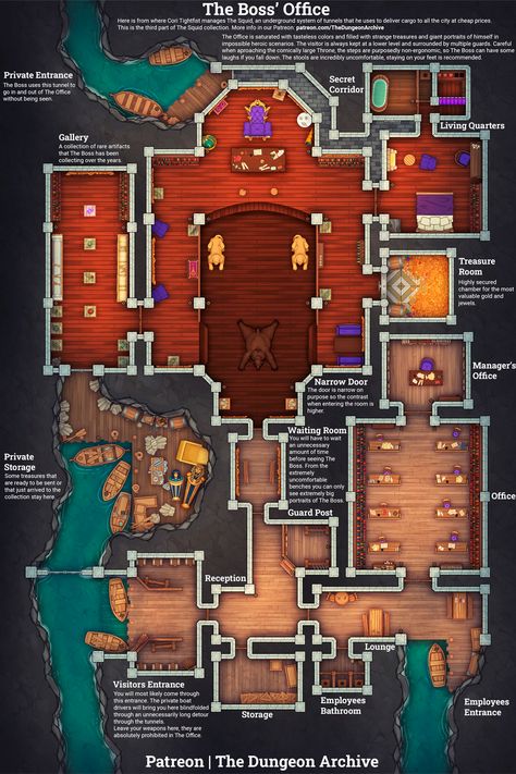 Office Battlemap, Dm Dnd, Map Assets, Dnd Board, Dnd Battle Maps, Dark Universe, Fantasy City Map, Cool Maps, Map Layout