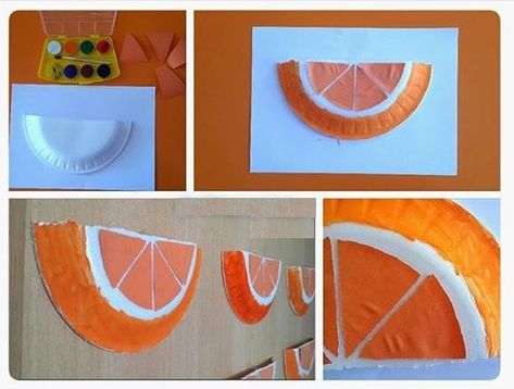 Orange craft ideas for preschoolers What is the most beautiful fruit in the Mediterranean region?Answer yes as you know orange.Today we get our theme ... Tree Crafts Preschool, Orange Crafts, Craft Ideas For Preschoolers, Juice Party, Craft For Preschool, Funny Crafts, Fruit Crafts, Orange Craft, April Crafts