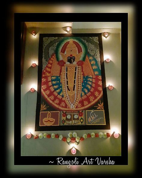 Mahalaxmi Rangoli, Poster Rangoli, Diwali Design, Diwali Photography, Rangoli Designs Simple Diwali, Saree Hairstyles, Durga Painting, Rangoli Designs Latest, Rangoli Designs Diwali