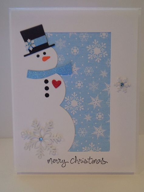 Diy Christmas Cards Cricut, Xmas Cards Diy, French Christmas Cards, Purple Person, Layered Chocolate Cake, Box Snowman, Snowmen Cards, Collage Craft, Chrismas Cards