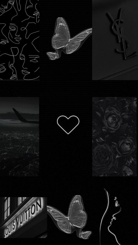 Aesthetic Wallpaper Moodboard, Luxury Vibes, Moodboard Collage, Nature Collage, Future Wallpaper, Long Gown Design, Pretty Jewelry Necklaces, Black Luxury, Black Aesthetic Wallpaper