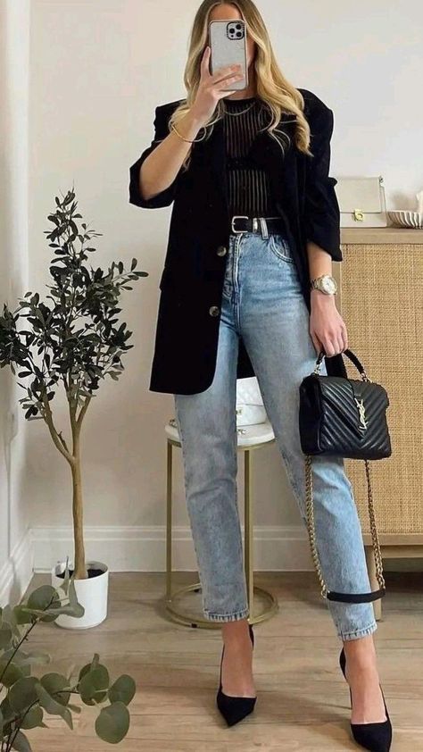 Look Office, Style Casual Chic, Friday Outfit, Mode Casual, Smart Casual Outfit, Casual Chic Outfit, Fashion Mistakes, Blazer Outfits, Business Casual Outfits