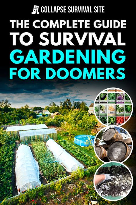 In a world plagued with uncertainty, it's never too late to start planning for the worst. Introducing the ultimate guide to survival gardening for doomers - a comprehensive manual to help you grow your way through even the most dire situations. Discover foolproof techniques, essential tools, and life-saving advice to transform your backyard into a self-sufficient paradise when you need it the most. Survival Garden, Kids Survival Skills, Bushcraft Shelter, Succession Planting, Survival Skills Life Hacks, Survival Gardening, Urban Survival, Home On The Range, Homestead Survival