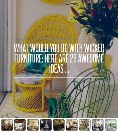 What #Would You do with Wicker Furniture: Here Are 26 #Awesome Ideas ... #Wicker Update Wicker Furniture, How To Update Wicker Furniture, Refinish Wicker Furniture, Apartment Porch Ideas, Remove Paint From Wicker, White Wicker Bedroom Furniture, White Wicker Bedroom, Wicker Chair Makeover, Wicker Bedroom Furniture