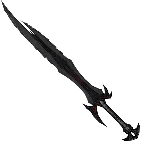 Skyrim Daedric Swords, Dnd Greatsword, Greatsword Art, Fantasy Greatsword, Fantasy Blade, Legendary Dragons, Elder Scrolls Skyrim, The Elder Scrolls, Cool Swords