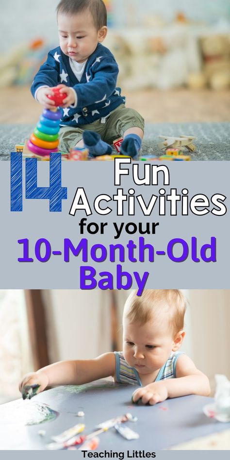 Activities For 10 Month Old, 10 Month Old Baby Activities, Baby Development Activities, Infant Sensory Activities, Baby Sensory Play, Baby Play Activities, Newborn Baby Tips, Sleep Training Baby, Baby Learning Activities