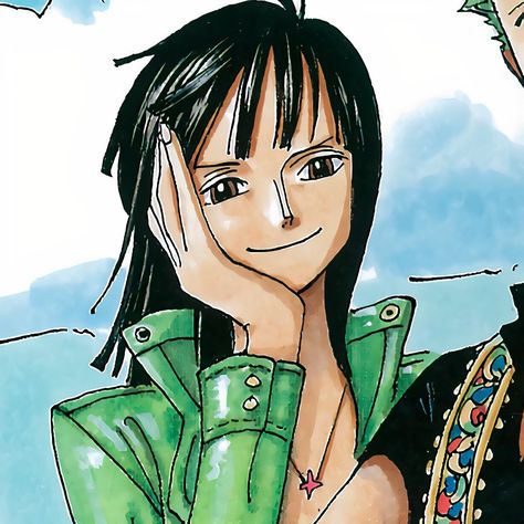 Nico Robin Manga, Robin Icons, Zoro And Robin, One Piece Icons, Nefertari Vivi, Piece Icons, Anime Head, Nico Robin, One Piece Manga