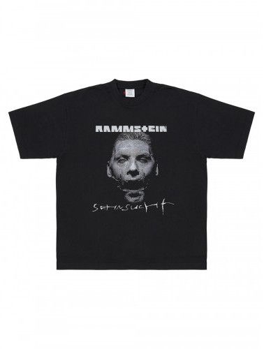 Vetements Rammstein print t-shirt Rammstein Outfit Ideas, Rammstein Tshirt, Rammstein Shirt, Motorhead Shirt, Heavy Metal T Shirt, Rammstein Magazine, Baggy Clothes, Clothing Pieces, Vintage Tees