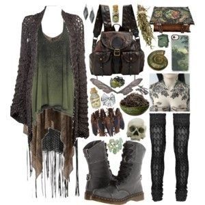 Strega Fashion, Casual Goth, Look Grunge, Hedge Witch, Estilo Hippie, Witch Fashion, Witchy Fashion, Witch Outfit, Mode Boho