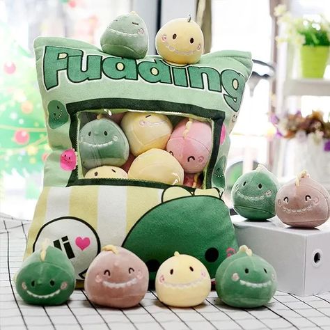 Amazon.co.uk : green snack plush Green Snacks, Fishing Toys, Drawing Toys, Cute Snacks, Bunny Doll, Plush Pillow, Animal Dolls, Fluffy Animals, Animal Pillows