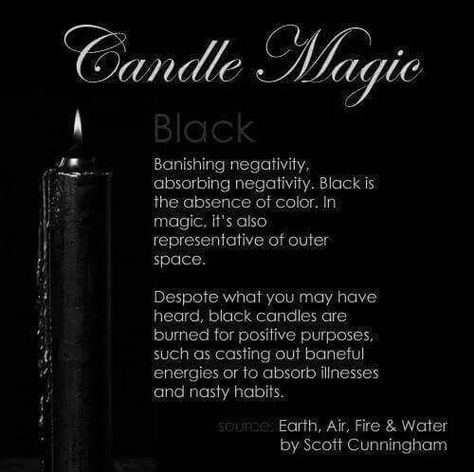 Black Candle Symbolism Black Candles Magic, Candle Magik, Magic Journal, Candle Color Meanings, Magic Colors, Candle Meaning, Black Candle, Magick Spells, Candle Magick