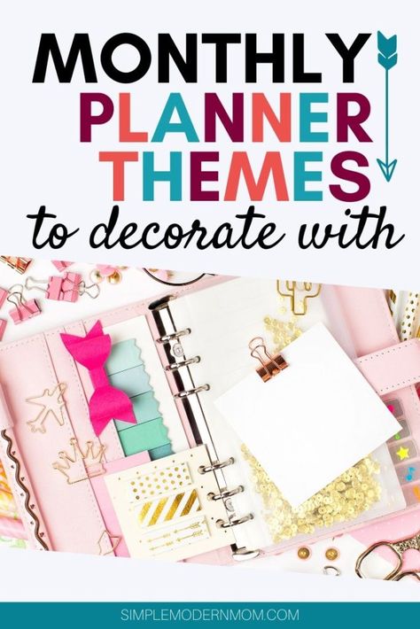 Monthly planner layout ideas to decorate with. Inspiration for your monthly spreads. | monthly planner ideas | layout inspiration | planner decorating | #monthlyspread #happyplanner #plannerlife #planner Planner Decorating Ideas, Productivity Ideas, Planner Themes, Team Theme, To Do Planner, Happy Planner Layout, Budgeting 101, Kids Graduation, February Valentines