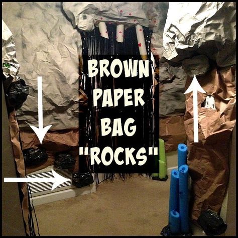 Hands-On Geology: Make a Cave Cave Quest Vbs, How To Make Rocks, Cave Quest, How To Make A Paper Bag, Slate Rock, Summer Book Club, Fake Rock, Dinosaur Theme Party, Corrugated Paper