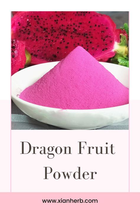 Freeze Dried Dragon Fruit Powder & 100% Natural Dragon Fruit Powder are avaliable in www.xianherb.com. Our Organic Dragon Fruit Powder has powerful vitamins and minerals like Fiber, Magnesium, Antioxidants, Vitamin C, Calcium, Iron, Potassium, and many more. Contact Us For More Details at info@xianherb.com. Dehydrated Dragon Fruit, Dragon Fruit Powder, Dragon Fruit Pitaya, Fruit Powder, Dehydrated Fruit, Icing Colors, Fruit Peel, Herbal Apothecary, Powder Recipe