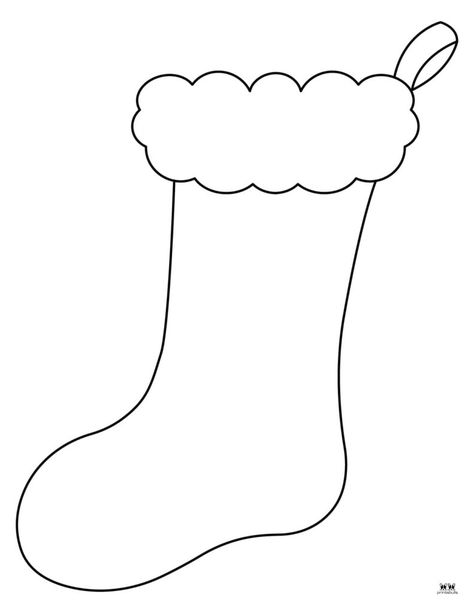 Choose from a wide variety of Christmas stocking coloring pages for hours of coloring fun! All pages are 100% free and can be printed from home! Christmas Stocking Craft Preschool, Christmas Outline, Stocking Printable, Blank Stocking Template, Free Printable Stocking Template, Christmas Stocking Template Printables, Stocking Outline, Christmas Stocking Coloring Pages, Gingerbread Man Coloring Page