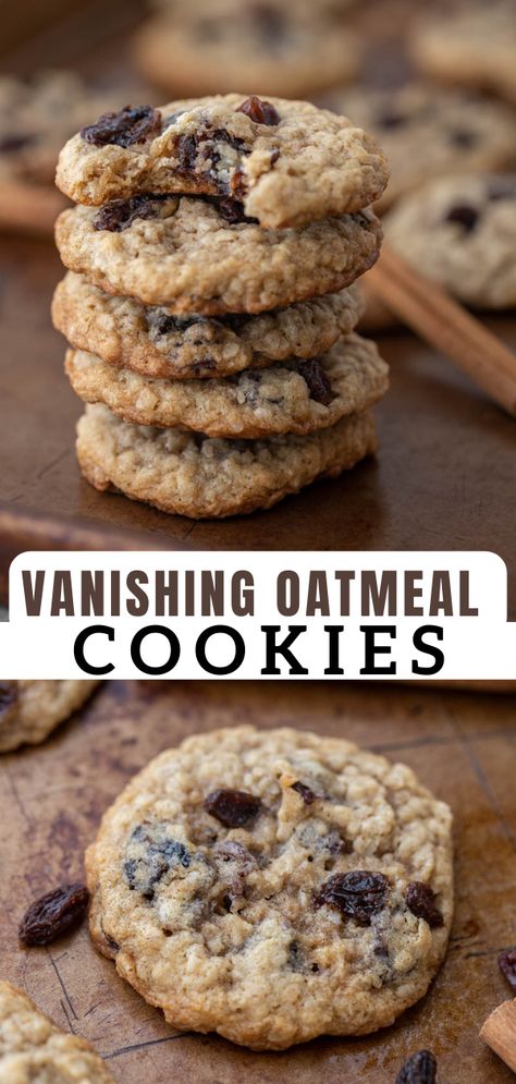 This Quaker oatmeal cookie recipe also called vanishing oatmeal raisin cookies yields a delicious cookie every time. It is the recipe that you will find on the Quaker oats box so this is a family favorite all over America. Make them and find comfort in the simple things! Original Quaker Oatmeal Cookie Recipe, Quaker Oatmeal Raisin Cookies, Quaker Oatmeal Cookie Recipe, Vanishing Oatmeal Cookies, Quaker Oatmeal Cookies, Vanishing Oatmeal Raisin Cookies, Quaker Oatmeal, Oatmeal Cookie Recipe, Special Cookies