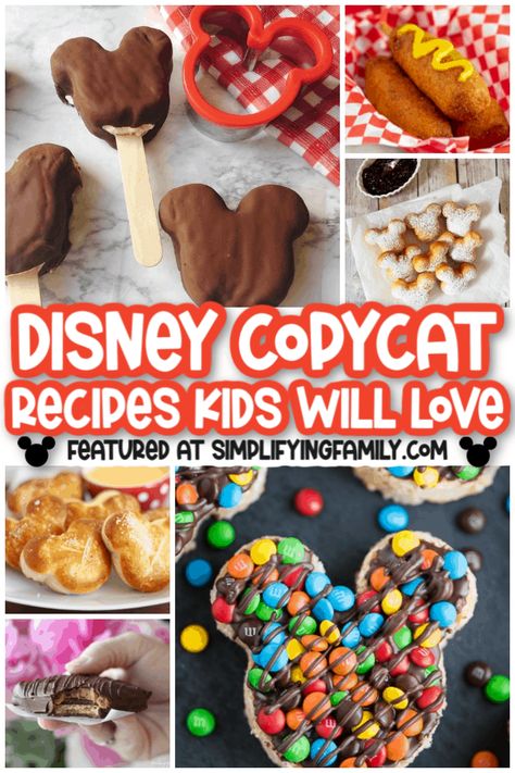 Disney Dinner Recipes, Disney Copycat Recipes, Disney Dessert Recipes, Disney Themed Food, Disney Dishes, Disney Inspired Food, Disney Desserts, Disney Dinner, Disneyland Food