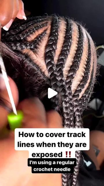 How To Install Hair Tracks, Crochet Braid Pattern For Box Braids, Half Fulani Braids, Crochet Braids Hairstyles For Kids, Braid Techniques, Braiding Tutorials, Hair Braid Patterns, December Hair, Half Up Half Down Hairstyle