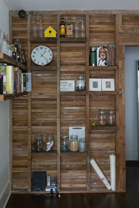 designer vacation rental home in Seattle - I'm SO INTRIGUED by the exposed joists and lathe // Oh Joy Exposed Framing Interior, Exposed Wood Wall, Exposed Wall Studs Ideas, Lathe Wall Exposed, Lathe And Plaster Walls Ideas, Exposed Wall Studs, Plaster And Lathe Walls, Exposed Stud Wall Ideas, Exposed Lathe Wall