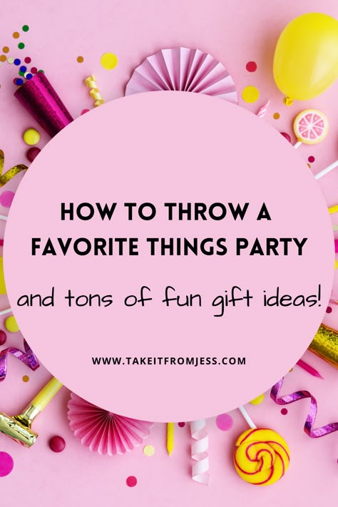 I’m sharing how I throw my favorite things party, along with all the gifts people brought this year. This is the ultimate girls night. Provides tons of holiday gift ideas! Favorite Things Party Gift Ideas, Women Party Ideas, Ladies Night Party, Best White Elephant Gifts, Party Rules, Favorite Things Party, Moms Night, Galentines Party, Girls Night Party