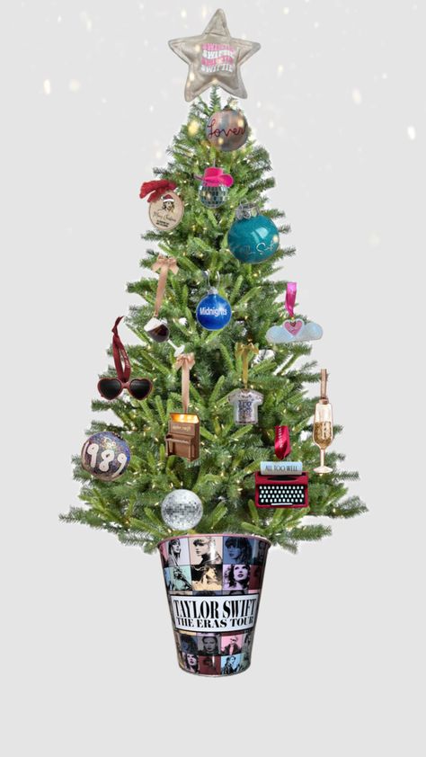 #christmas #trees #taylorswift christmas #ifollowback Taylor Swift Playlist, Taylor Swift Christmas, Auction Baskets, Taylor Swift Fan Club, Preppy Christmas, Grinch Stole Christmas, Christmas Room, Taylor Swift Fan, Taylor Swift 13