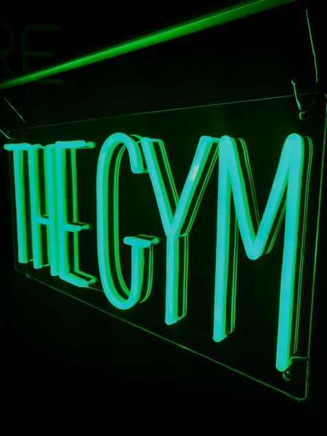 🌟 Hey, fitness enthusiasts! Upgrade your home gym game with our gym-led neon sign! 💪 Whether you're a dedicated pro or just starting your fitness journey, this sleek and trusty neon sign will bring the gym vibes right to your doorstep. 🏋️‍♂️ Are you ready to elevate your workout space? Tap the link in our bio to check us out! 📲 #TrustworthyFamilyBusiness Gym Vibes, Sign Lettering, Gym Games, Aesthetic Gym, Workout Space, Led Neon Lighting, Neon Light Signs, Upgrade Your Home, Neon Lights