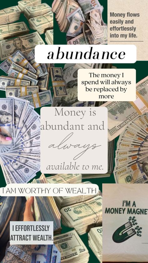 #money #moneyaesthetic #moneymindset I Am Financially Free, Change Of Life, Vision Board Collage, Business Vision Board, 10k A Month, Manifesting Vision Board, Vision Board Examples, Money Vision Board, Vision Board Wallpaper