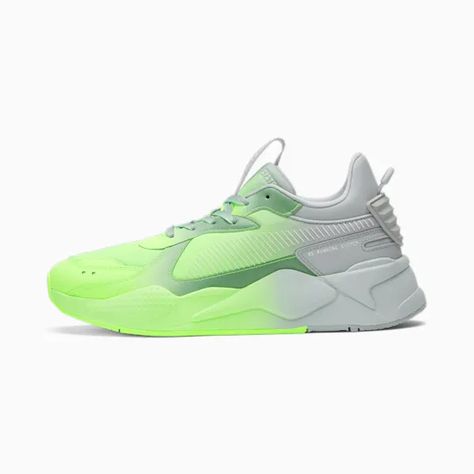 RS-X Faded Daytona Sneakers, Fizzy Apple-Platinum Gray-PUMA White Puma Rsx, Puma Rs X, Puma Rs-x, Platinum Grey, Sneakers Puma, Black Puma, Low Boots, Puma X, Blue Swimsuit