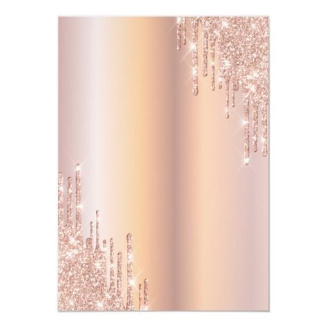 Rose Gold Background For Invitation, Rose Gold Background, Gold Sweet 16, Pink Glitter Background, Rose Gold Backgrounds, Glitter Wall Art, Gold Wallpaper Background, Glitter Rosa, Sparkle Wallpaper