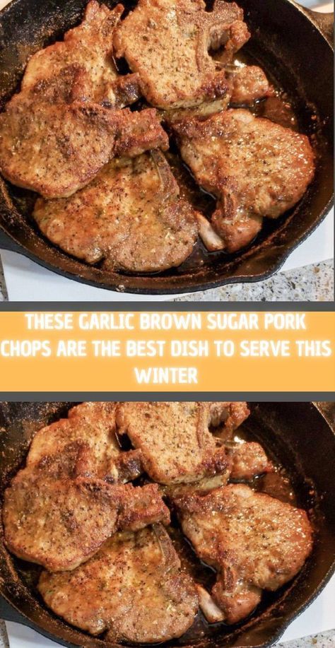 My husband is a big fan of pork chops, so I was excited to try this recipe. The garlic and brown sugar give the pork chops a delicious flavor, and the pork chops are nice and tender. This dish is definitely a winner in our house! These Garlic Brown Sugar Pork Chops will be a Brown Sugar Garlic Pork Chops, Garlic Brown Sugar Pork Chops, Pork Chop Dishes, Brown Sugar Pork Chops, Winter Comfort Food, Stir Fries, Best Dishes, Fresh Rosemary, Light Recipes