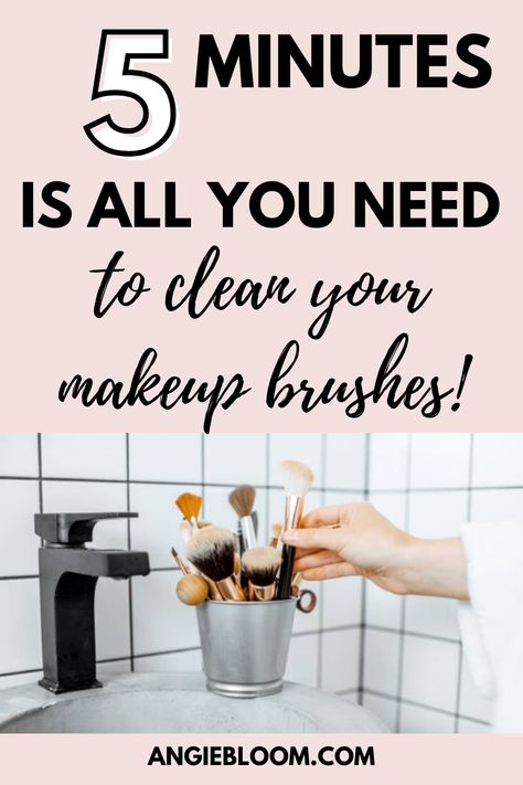 How Often Should I Clean Makeup Brushes? — Angie Bloom What To Clean Makeup Brushes With, How To Clean Foundation Brush, Clean Makeup Brushes, How To Wash Makeup Brushes, Bag House, Clean Beauty Makeup, Beauty Blenders, Bronzer Brush, Best Makeup Brushes