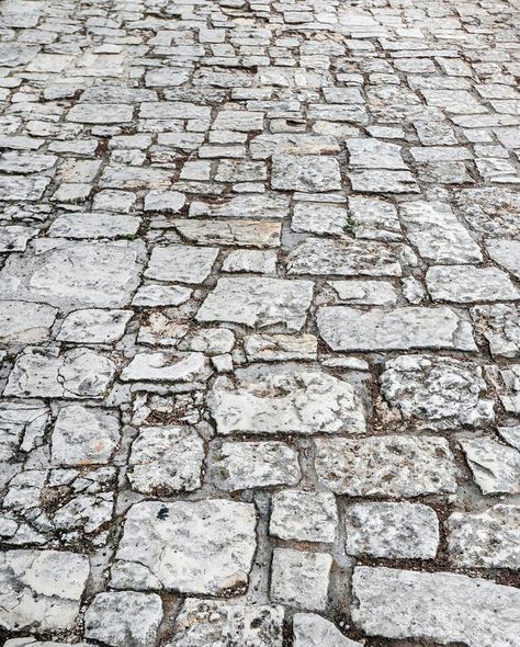 Stone road close up. Old pavement of granite. Grey cobblestone sidewalk. Mock up or vintage grunge texture. stock photos Cobblestone Sidewalk, Grey Cobblestone, Cobblestone Pavement, Stone Floor Texture, Cobblestone Road, Texture Template, Minecraft Tree, Paving Texture, Scene Setting