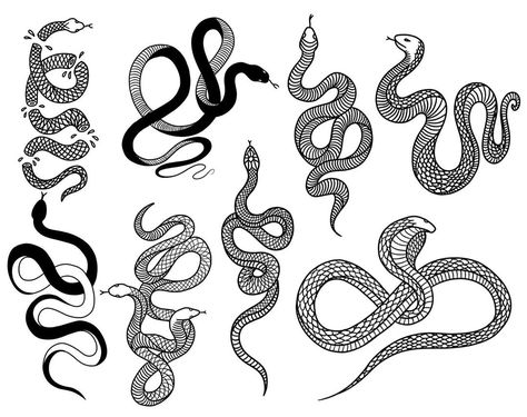 new flash 🐍 available in black or in red! as always, price depends on size so DM If you’re interested x Black Snake Tattoo, Small Snake Tattoo, Serpent Tattoo, Snake Tattoo Design, Inspiration Tattoos, Tattoos Geometric, Hand Poked Tattoo, Poke Tattoo, Aesthetic Tattoo