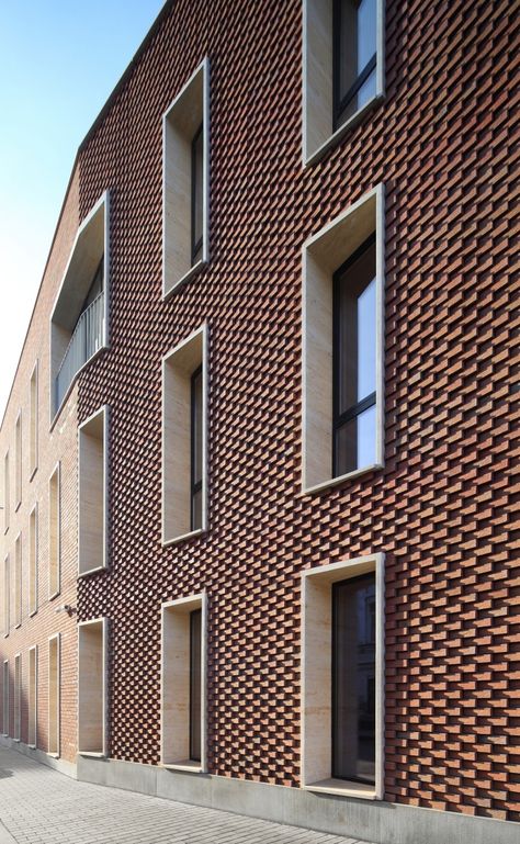 Brick Cladding, Brick Masonry, Brick Pattern, Leo Tolstoy, Brick Architecture, Brick Facade, Exterior Cladding, Residential Complex, Brick Patterns