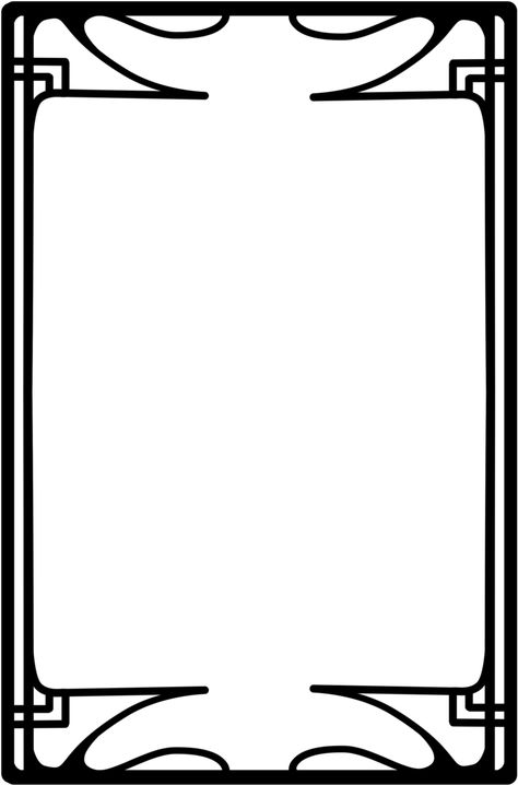 Tarot Card Drawing Base, Tarot Frame Design, Blank Tarot Card Template, Tarot Card Frame, Tarot Border, Tarot Template, Tarot Card Template, Diy Tarot Cards, Card Border