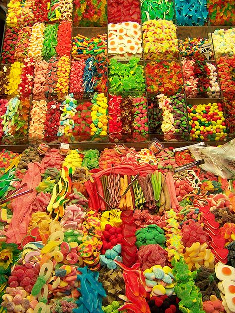 I'll just have one... or 1700 Sour Belts, Gummy Candies, Candy Stand, La Boqueria, Mexican Candy, Junk Food Snacks, Candy Candy, Writing Prompt, Food Goals