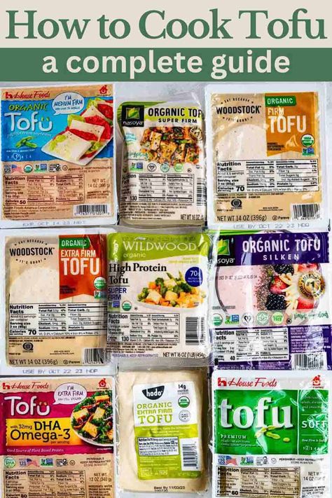 Tofu Nutrition Facts, Protein Entrees, Press Tofu, Tofu Protein, Cook Tofu, Tofu Recipes Vegan, How To Press Tofu, Plant Based Diet Recipes, Registered Dietitian Nutritionist