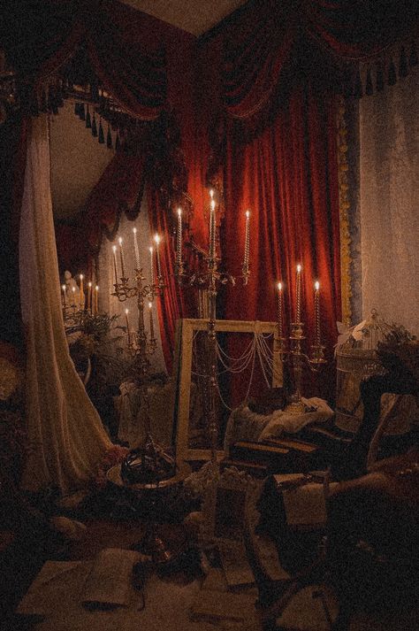 Al Core Aesthetic, Vampire Ballroom, Goth Ballroom, Opera Singer Aesthetic, The Phantom Of The Opera Aesthetic, Vampire Decorations, Phantom Of The Opera Aesthetic, Home Library Aesthetic, Images Hello Kitty