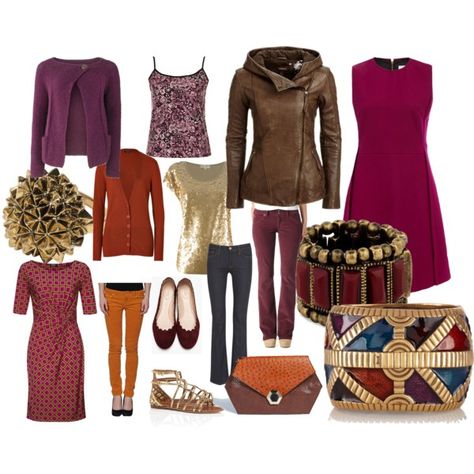 Type 3 Purples and reds with a bit of bling by smbkerr on Polyvore featuring Victoria, Victoria Beckham, Anna's Dress Affair, People Tree, Etro, MICHAEL Michael Kors, Annie Greenabelle, Danier, Firetrap, Hudson Jeans and 7 For All Mankind Victoria Beckham Dresses, Dress Your Truth, Dressing Your Truth Type 3, Dyt Type 3, Anna Dress, People Tree, Color Me Beautiful, Deep Autumn, Dressing Your Truth