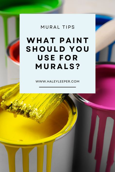 What Paint Should you Use for Murals | Mural Painting Best Tips, Wall Mural Painting for Beginners Read the blog to know the best paints you should use for the perfect easy wall murals! mural tips and tricks, easy mural painting, diy wall mural, mural painting for beginners, modern wall mural, simple wall murals, wall mural painted, minimalist mural diy Simple Wall Murals, Mural Tips, Easy Mural, Wall Mural Simple, Easy Wall Murals, Minimalist Mural, Diy Wall Mural, Outdoor Murals, Modern Wall Mural