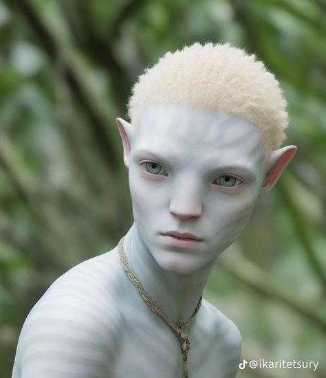 Albino Navi Avatar, Ice Avatar, Albino Avatar, Art Graf, Na'vi Oc, Avatar Cosplay, Avatar Oc, Avatar Dr, Blue Avatar