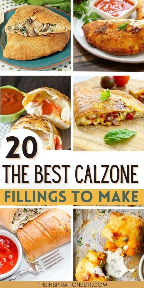 Spinach Calzone Recipe, Stuffed Pizza Bread, Spinach Calzone, Italian Calzone, Calzone Recipe Easy, Homemade Calzone, Chicken Calzone, Stuffed Pizza, Calzone Recipe