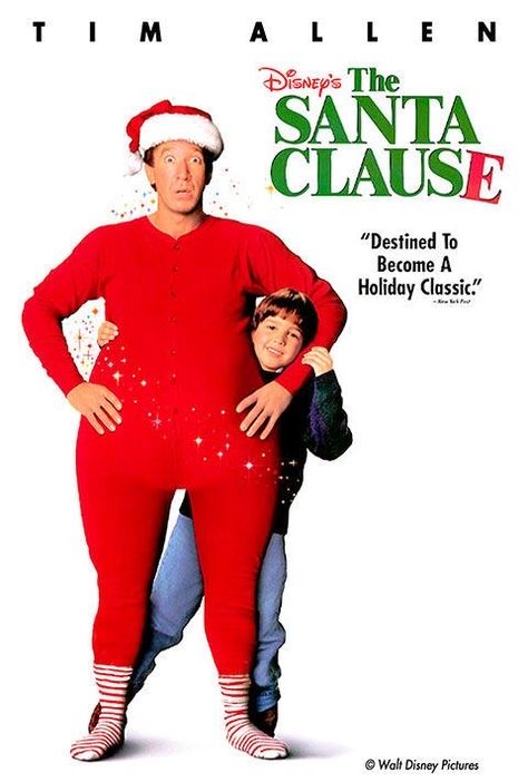 Santa Claus Movie, Best Holiday Movies, The Santa Clause, Classic Holiday Movies, Christmas Movies List, Best Christmas Movies, Classic Christmas Movies, Tim Allen, Christmas Films