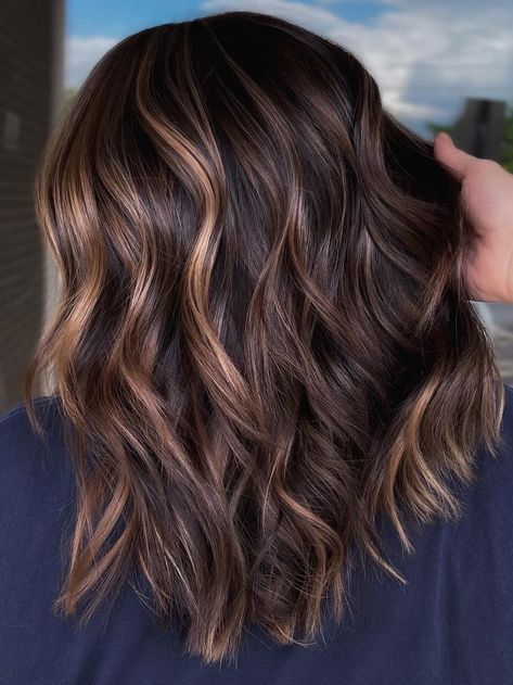 50 Astonishing Chocolate Brown Hair Ideas for 2023 - Hair Adviser Opalescent Sapphire, Dark Chocolate Hair, Dark Chocolate Brown Hair, Cherry Hair Colors, Natural Brown Hair, Cinnamon Hair, Brown Hair Color Ideas, Long Brunette Hair, Hair Color Chocolate