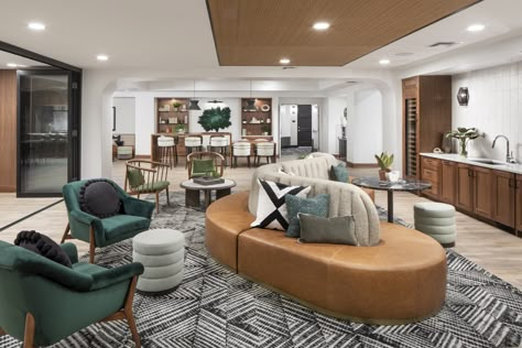 Sentral | ESG Staff Lounge, Clubhouse Design, Family Apartment, Apartment Architecture, Workplace Design, Commercial Interior Design, Senior Living, Hospitality Design, Scottsdale Az