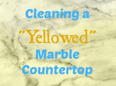 How to clean a marble countertop or vanity that has yellowed due to waxes, improper cleaning, or product use. Restoring and refinishing old marble. Cleaning Marble Countertops, Marble Bathroom Counter, Marble Countertops Bathroom, Cultured Marble Countertops, Remove Yellow Stains, Cleaning Marble, Marble Tub, Epoxy Countertop, Clean Cleaning